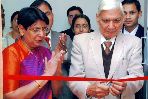 Sh. R.S Chowdhury, Manager, FMSMC inaugurating the Senior Auditorium.